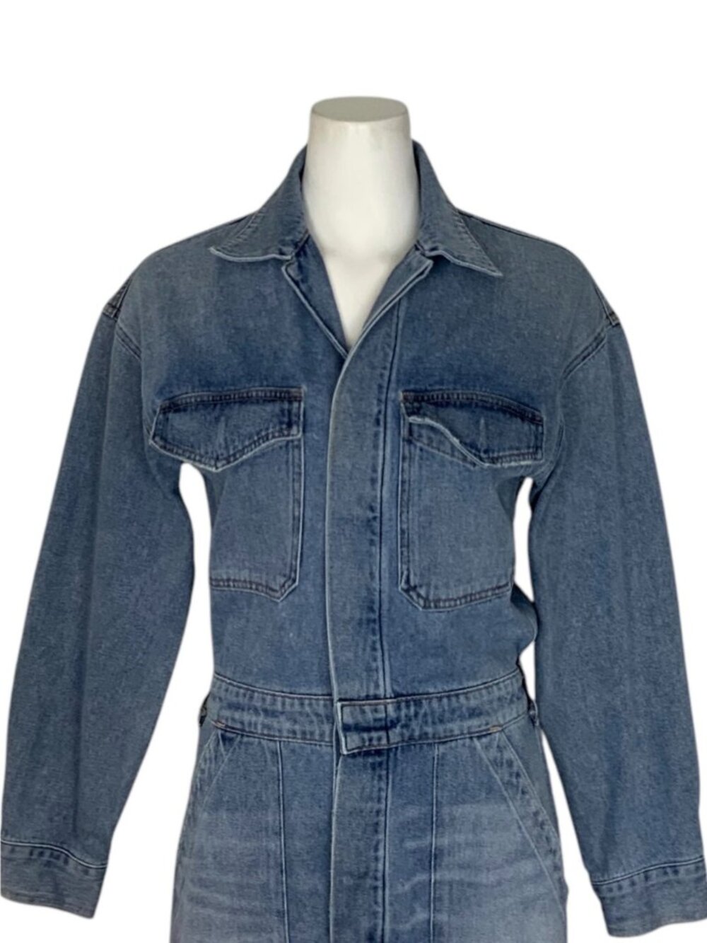Citizens Of Humanity COH Marta Denim Jumpsuit S Monologue - Picture 10 of 15